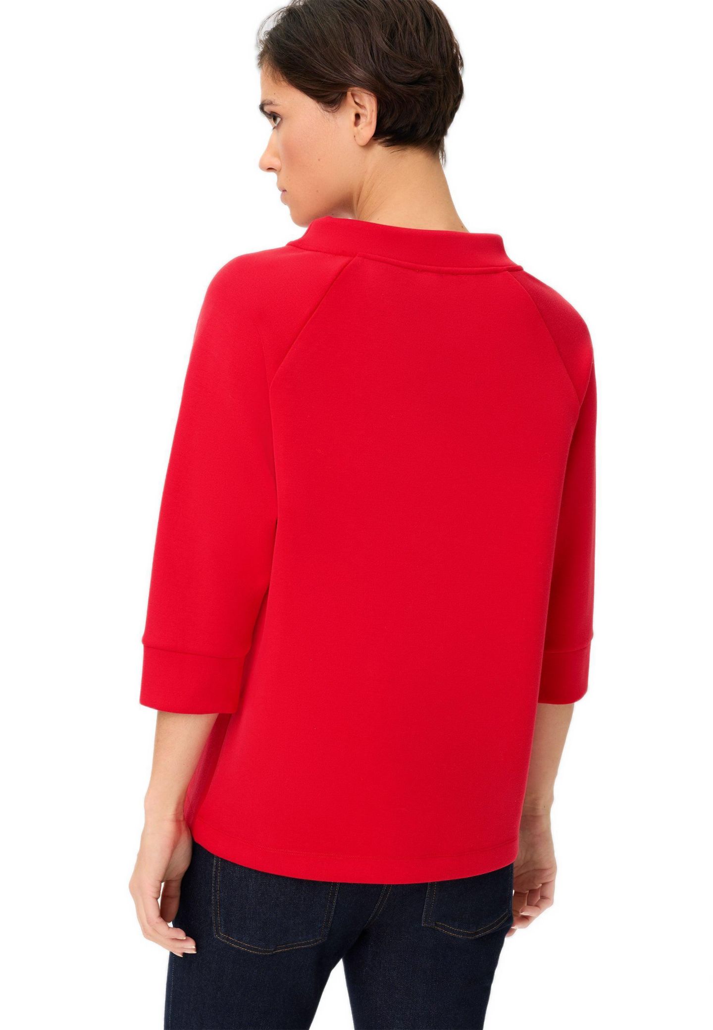 Женский топ Olsen Scuba Jersey Funnel Neck Top — фото 3