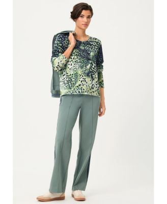 Women's Animal Print Camo Sweater