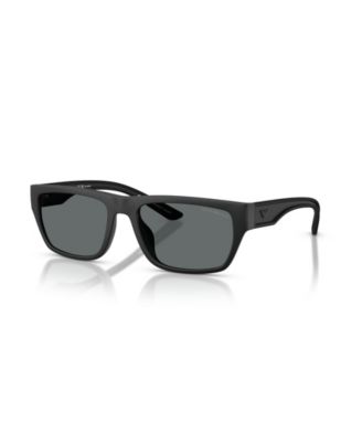 Men's Rectangle Polarized Sunglasses, EA4267U