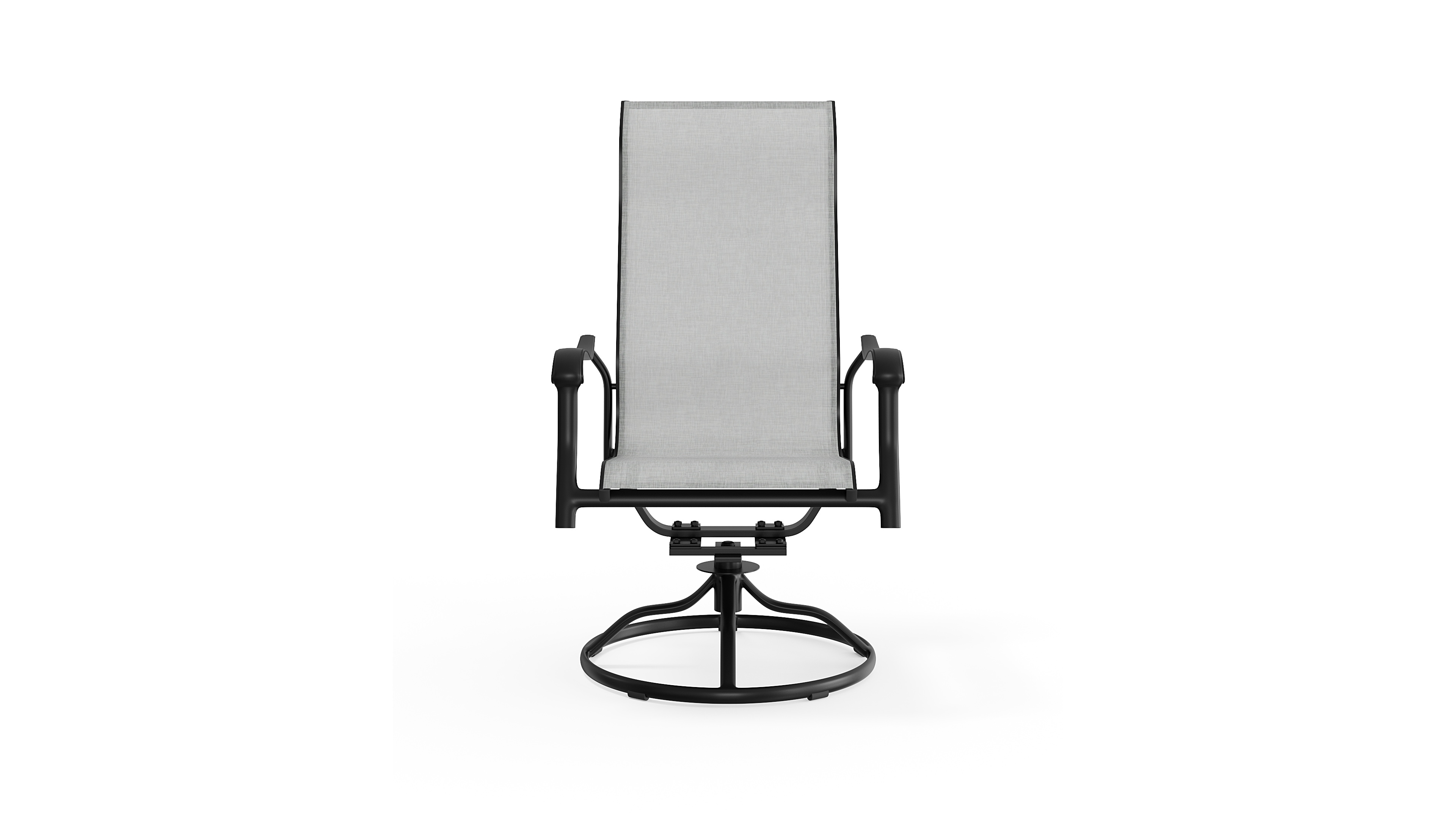 Agio Oasis 29" Aluminum Rust-Proof Outdoor Swivel Chair, Created for Macy's