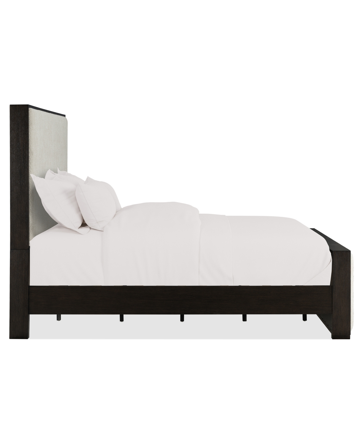 Ryder 63" California Oak Veneer Upholstered King Bed