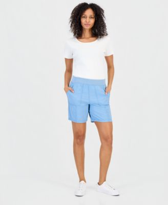Women's Pull-On Utility-Pocket Shorts