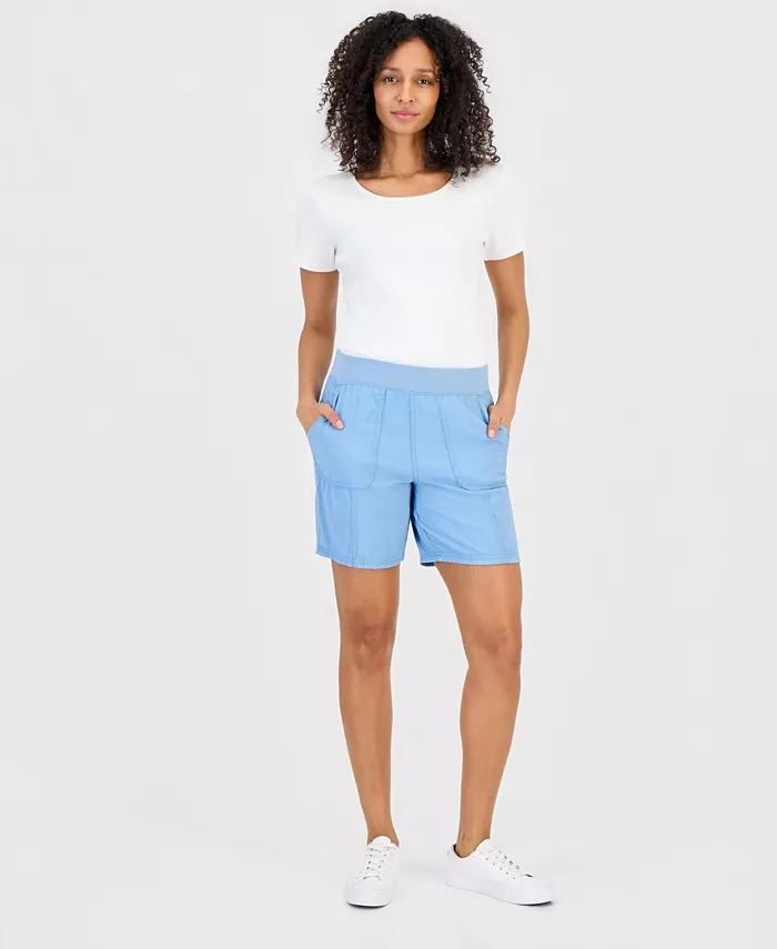 Women's Pull-On Utility-Pocket Shorts - thumbnail 4