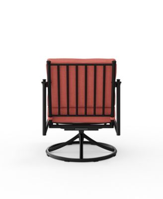 Wellington 35" Acrylic Swivel Rocker Club Chair