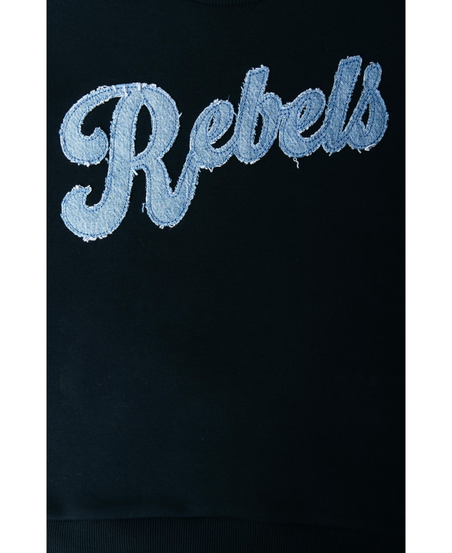 Women's Denim Patch Relaxed Sweat