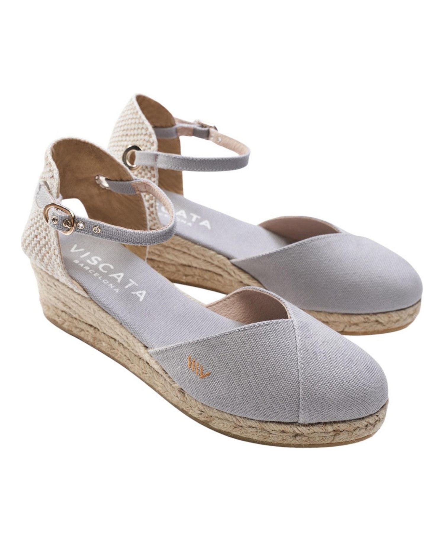 Women's Pubol Canvas Espadrille Wedges Ankle Strap