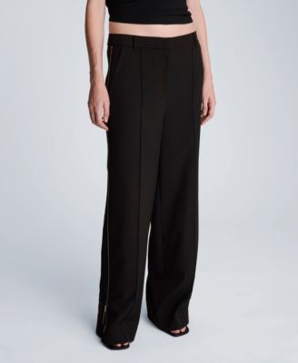 Women's High-Rise Wide-Leg Boyfriend Pants
