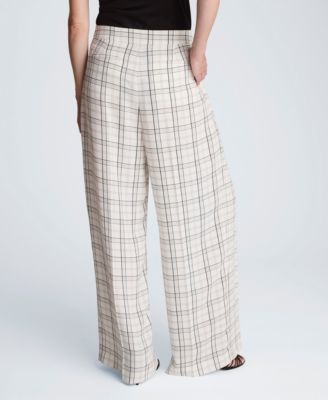 Women's Wide-Leg Triple Pleated Pants