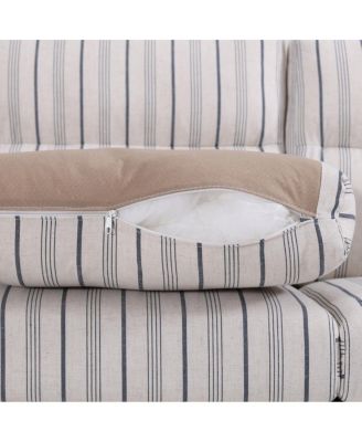 Streamdale PU Cover Sofa with Rubber Wood Legs