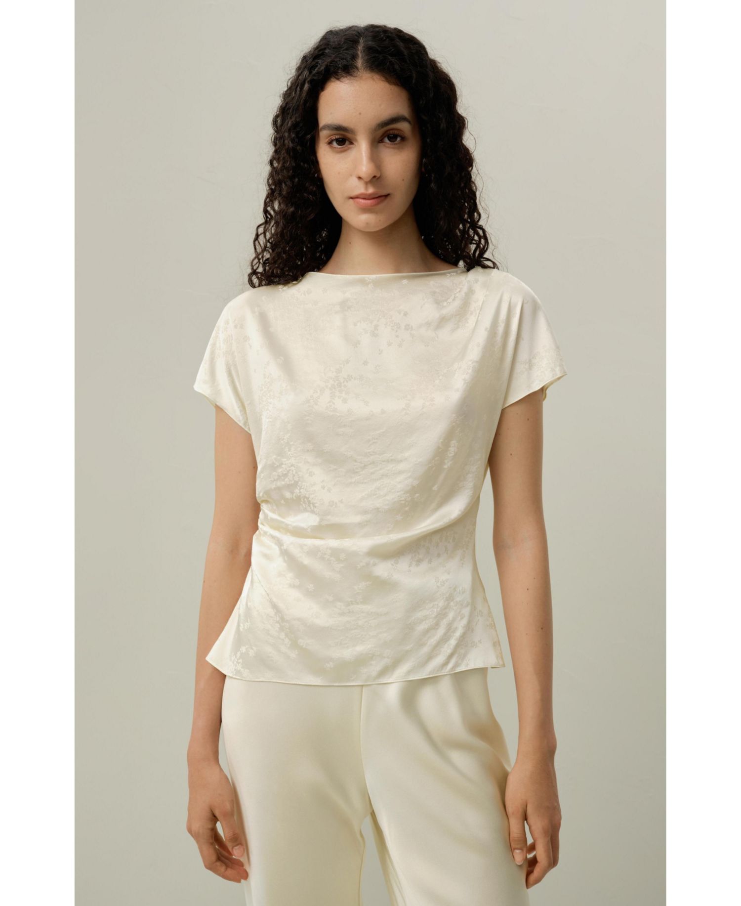 Women's Ying Jacquard Silk Top