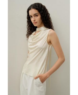 Women's Ying Jacquard Silk Tank