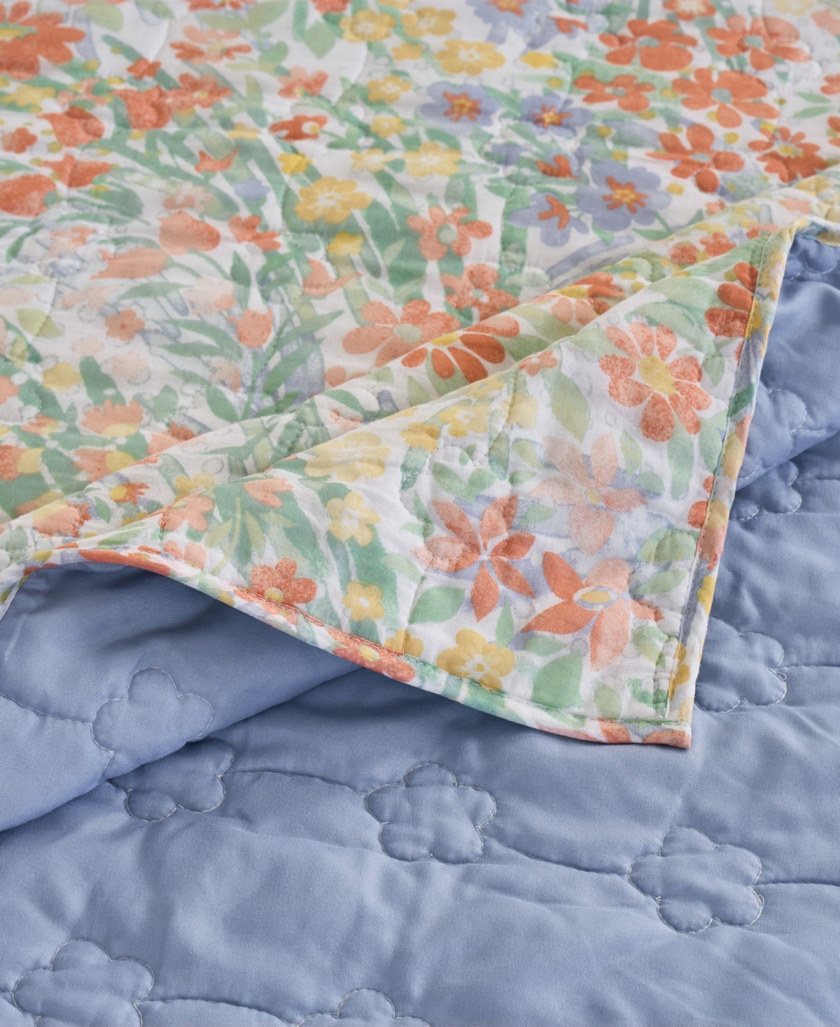 Greenland Home Fashions Alice Pastel Floral 3-Pc. Quilt Set, Full/Queen