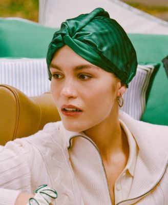 Green Pure Silk Turban