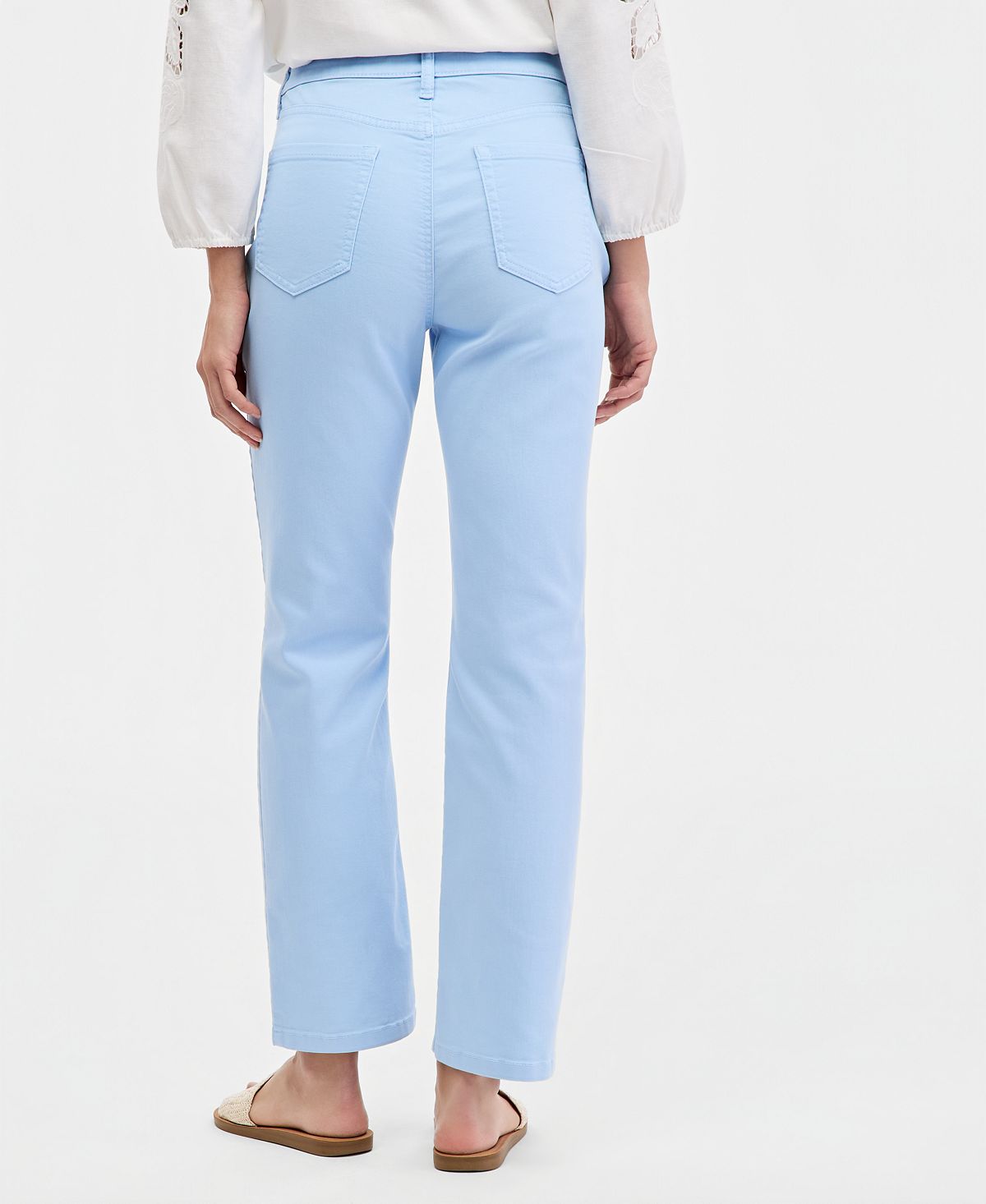 Jones New York Women's Mid-Rise Lexington Straight Jeans view 4 — MAYCSS fashion products