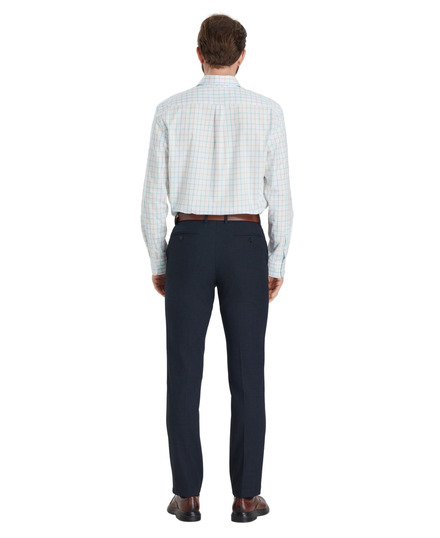 Men's Windowpane Plaid Shirt