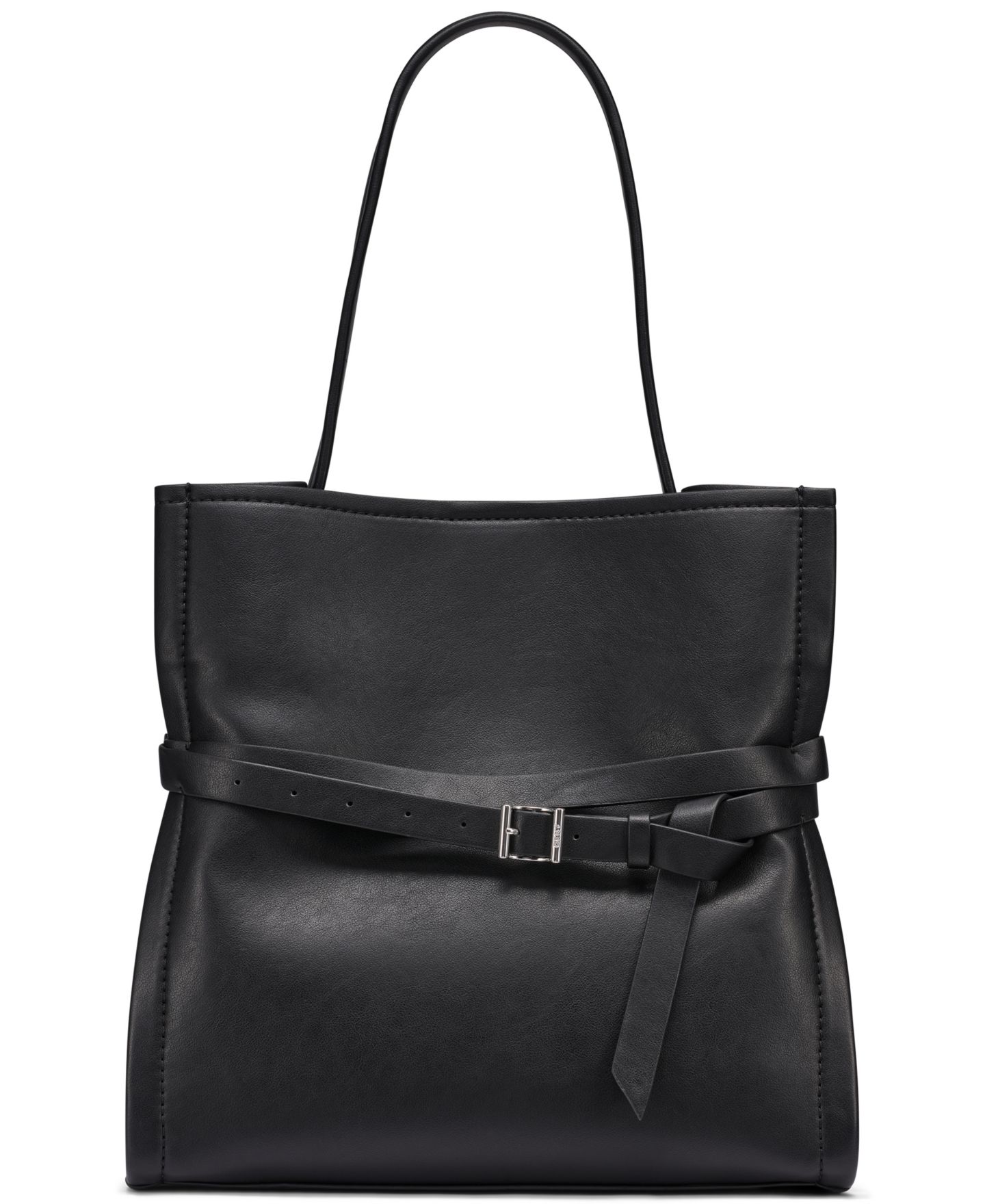 Женская сумка DKNY Bridie Medium Bucket, цвет: Чёрный / Серебряный — фото 1
