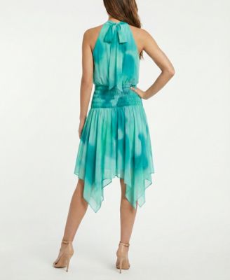 Women's V-Neck Halter Dress