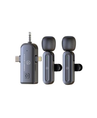 RS 5 Handheld Gimbal Stabilizer + Wireless Microphone Set + USB Wall Charger