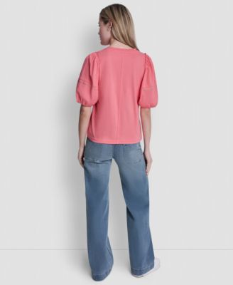 Women's Dome Studs Mini Sleeve T-Shirt