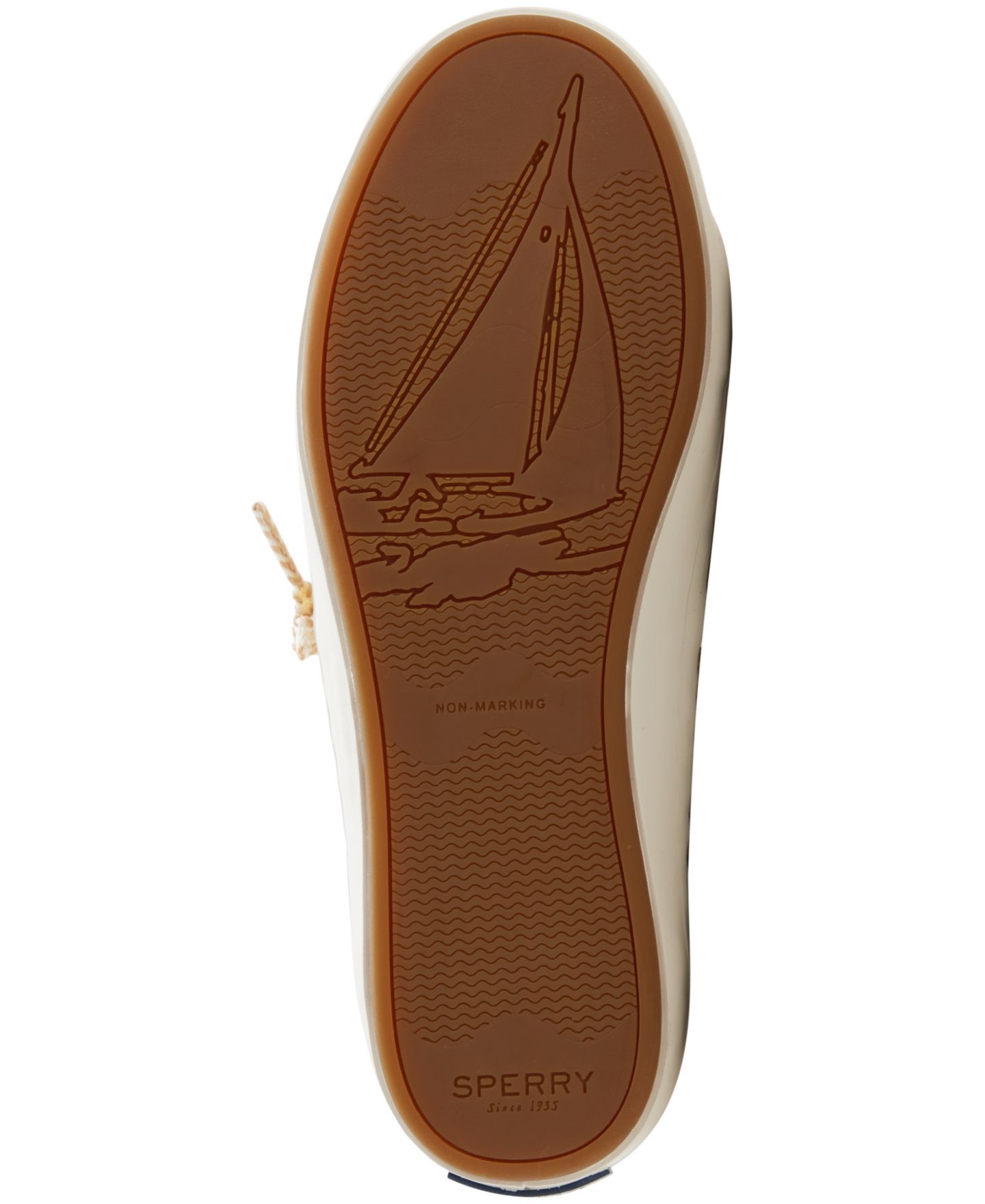 Женские кроссовки Sperry Crest Wave Lace-Up, цвет: Натуральный — фото 5
