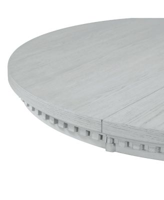 Retro Extendable Round Dining Set with 4 Chairs