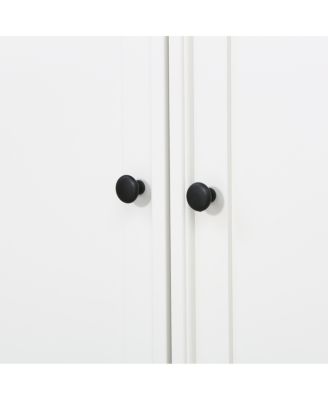 Farmhouse 4-Tier Display Shelf with Dimmable Ceiling Light & Storage