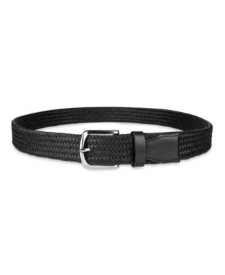 Men's Fully Adjustable Leather Braided Belt
