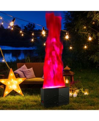 120W Realistic Flame Effect Light - 5ft Safe LED Fire for Halloween & Stage Decor