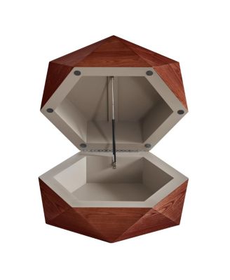 Retro Polygon Flip Top Coffee Table