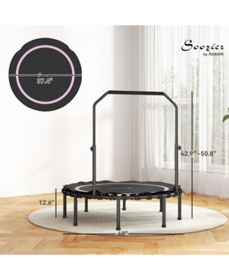 45" Rebounder Trampoline for Adults, Foldable Trampoline,