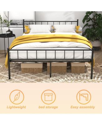 Queen Size Bed Frame with Headboard/Footboard