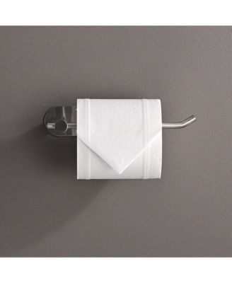 Paper Towel Holder, Stainless Steel Wall-mounted Tissue Holder, Self-Adhesive or Drilling for Kitchen and Bathroom