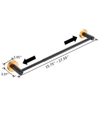 Bathroom Collection 3-Piece Aluminum Towel Bar Set