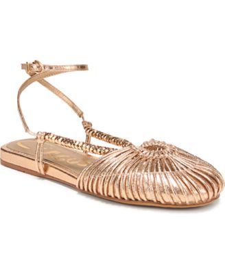 Women's Kassie Caged Ankle Strap Flat Sandals