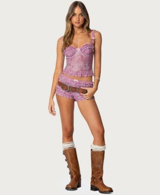 Women's Shailee Ruffled Shorts