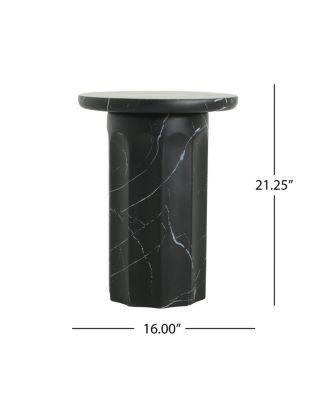 Streamdale Marble Effect Side Table