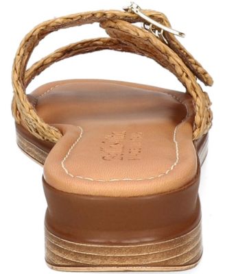 Women's Bar-Italy Slip-On Wedge Sandals