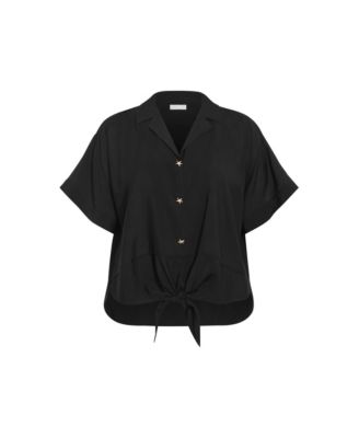 Women's Kalea Tie Front Shirt