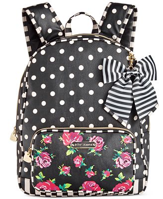 Betsey Johnson Large Bow Backpack - Handbags & Accessories - Macy's