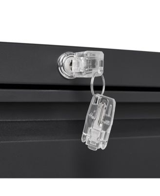 3 Drawer Lateral File Cabinet, Locking Metal File Cabinet, Wide Filing Organization Cabinet for Letter