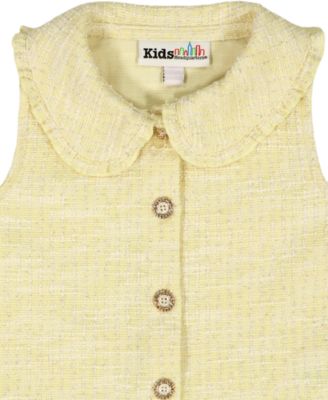 Girls' 2T-6X Sleeveless Knit Vest and Shorts, 2-Piece Set