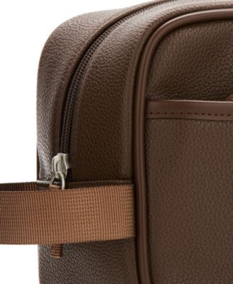 Men's Classic Pebble Textured Shave Kit Bag