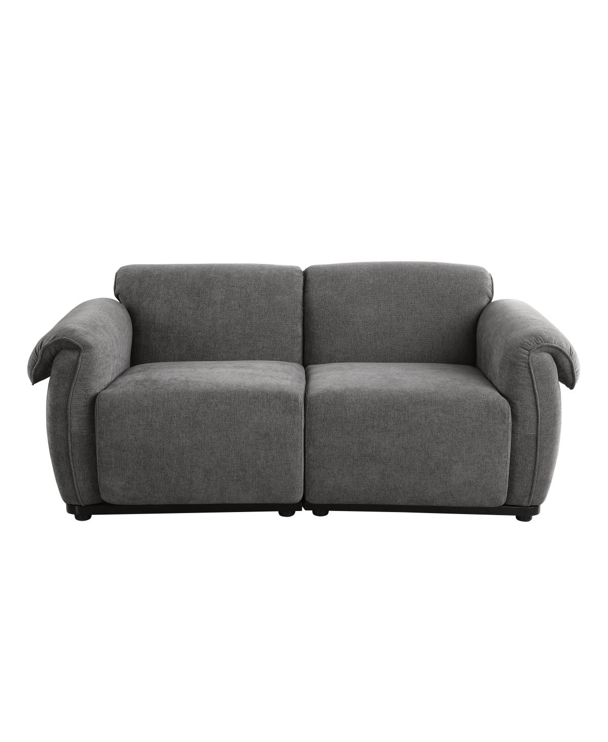 Streamdale Furniture Chenille Modular Sofa with Iron Frame (68.5" L)