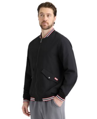Men's Gaston Striped Rib Bomber Jacket