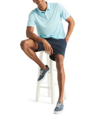 Men's Short-Sleeve Geo Print Golf Polo Shirt