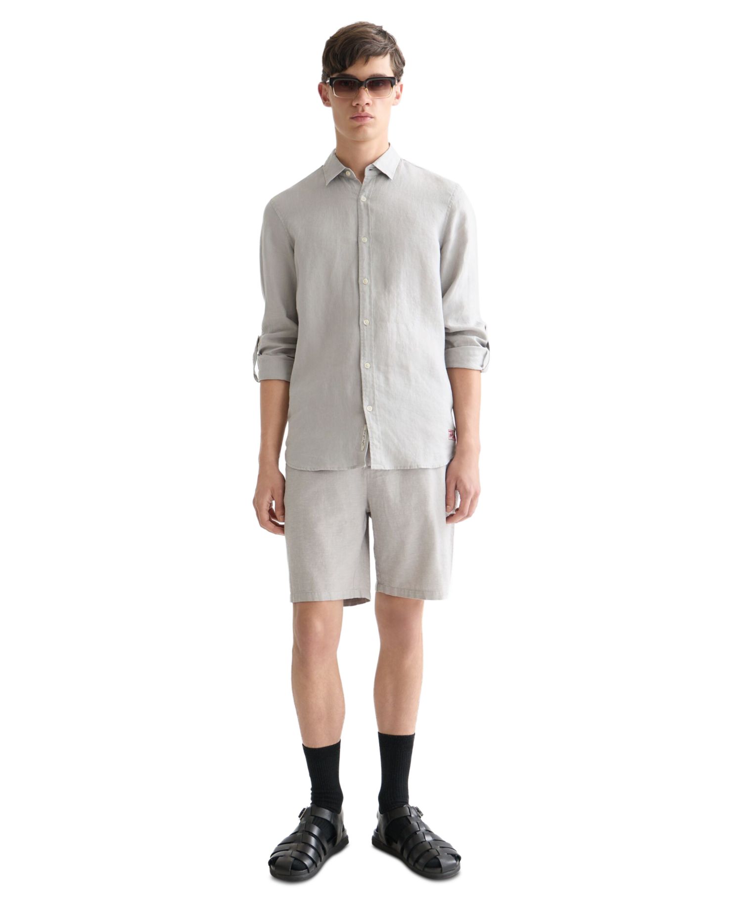 Men's Seasonal Core Linen-Blend Shorts