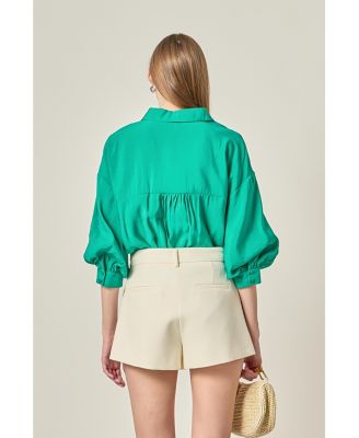 Women's Balloon Sleeve Shirt