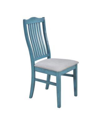  Mid-Century 6-Piece Wood Dining Set with Drawer, Chairs & Bench