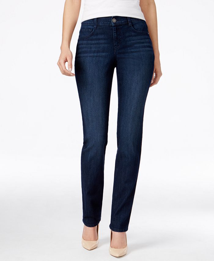 Style & Co Tummy-Control Slim-Leg Jeans, Created for Macy's - Macy's
