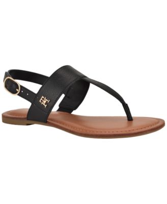 Women's Lenian T-Strap Flat Slingback Sandal